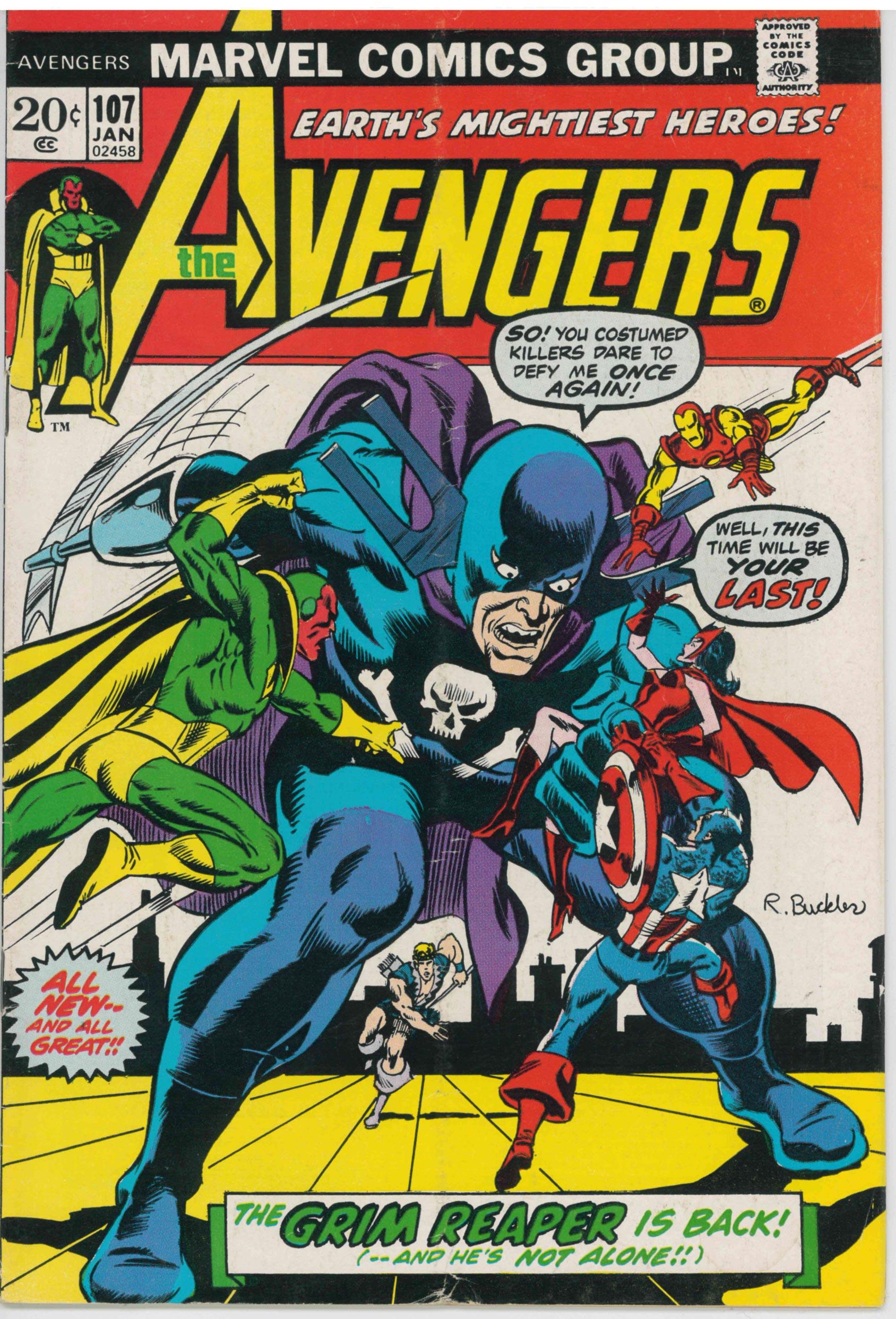 AVENGERS (1963) #107 (VG/FN) - Kings Comics
