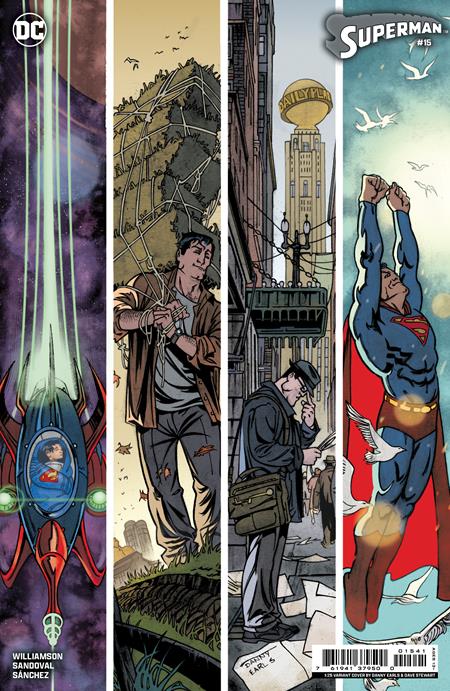 SUPERMAN VOL 7 (2023) #15 CVR F INC 1:25 DANNY EARLS CARD STOCK VAR (HOUSE OF BRAINIAC)(ABSOLUTE POWER)