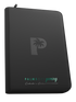 PALMS OFF GAMING COLLECTORS SERIES 9 POCKET BLACK ZIP TOP LOADER BINDER