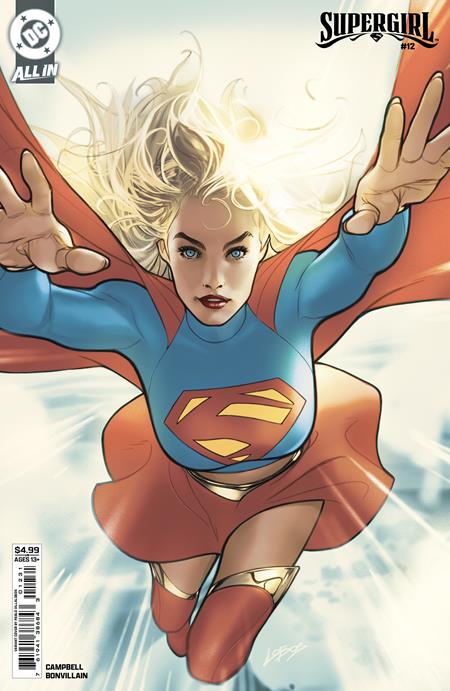 SUPERGIRL (2025) #12 CVR C PABLO VILLALOBOS CARD STOCK VAR (THE REIGN OF THE SUPERBOYS)