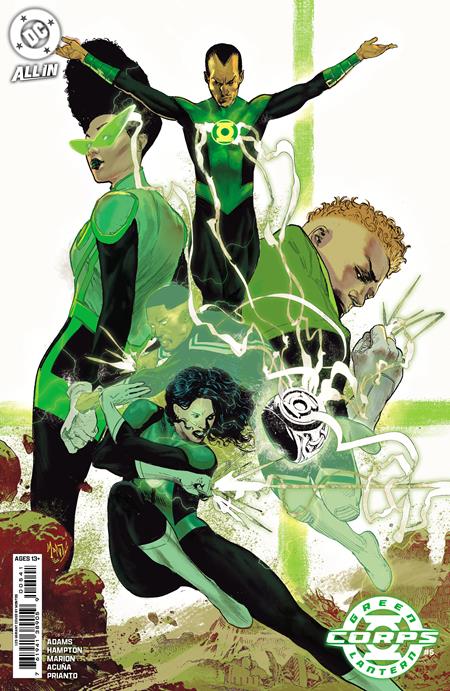 GREEN LANTERN CORPS (2025) #5 CVR D INC 1:25 MONTOS CARD STOCK VAR