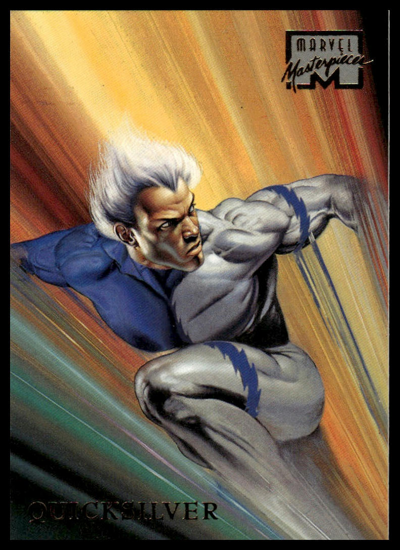 1996 FLEER SKYBOX MARVEL MASTERPIECES #37 QUICKSILVER
