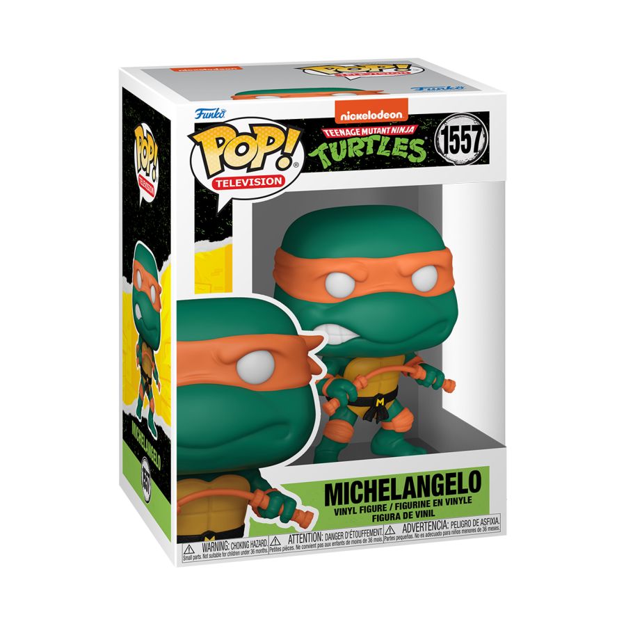 POP TV TMNT S4 MICHEALANGELO VINYL FIG