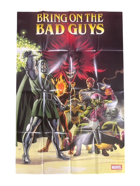 BRING ON THE BAD GUYS FOLDED PROMO POSTER