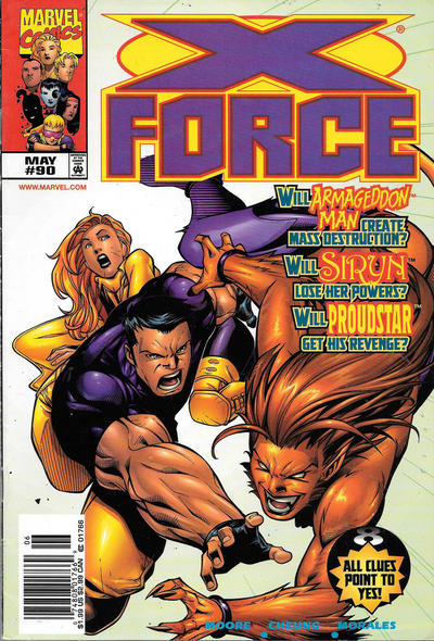 X-FORCE (1991) #90 NEWSSTAND EDITION