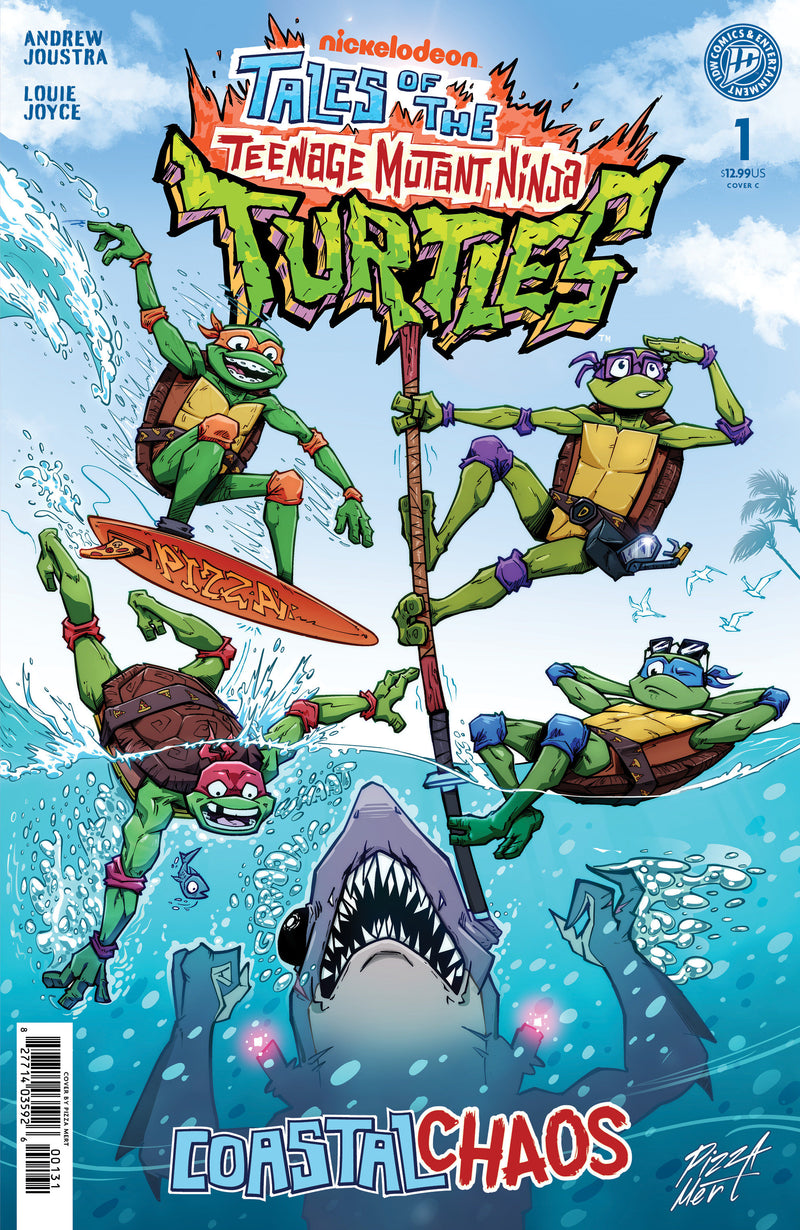 TALES OF THE TEENAGE MUTANT NINJA TURTLES COASTAL CHAOS (2026) #1 CVR C PIZZA MERT FOIL VAR