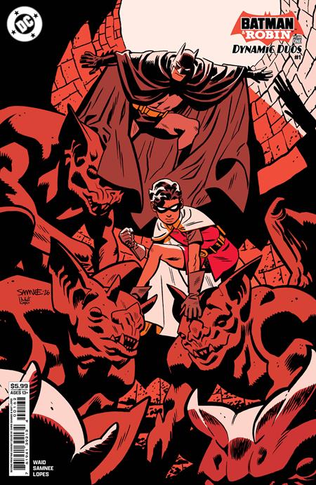 BATMAN & ROBIN YEAR ONE DYNAMIC DUOS (2026) #1 SECOND PRINTING CVR B CHRIS SAMNEE CARD STOCK VAR