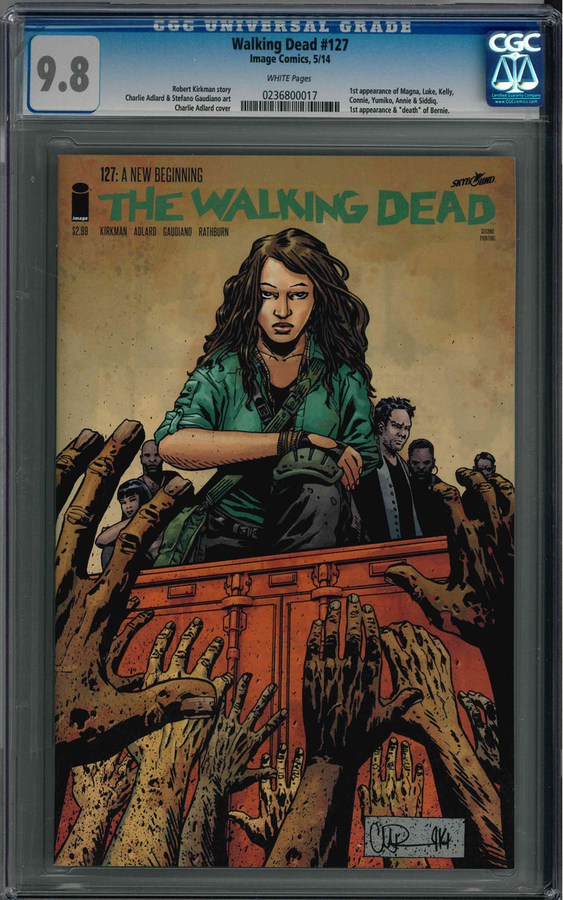 CGC WALKING DEAD (2003) #127 (9.8) 2ND PRINT