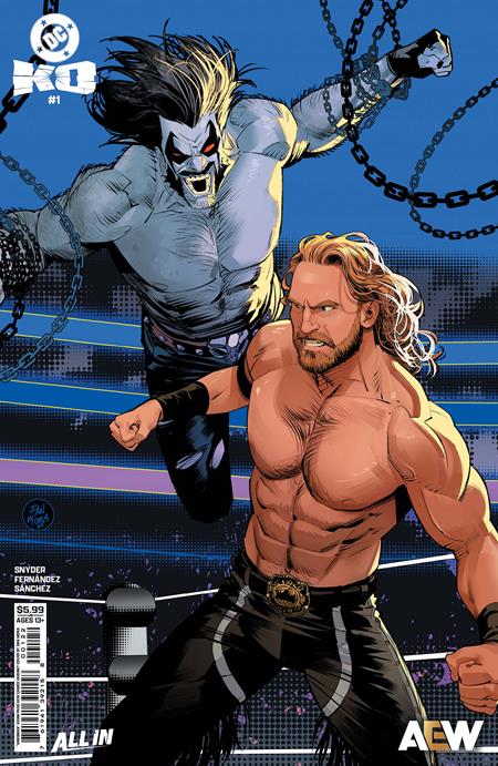 DC K.O. (2025) #1 CVR K DAN MORA HANGMAN ADAM PAGE AEW CAMEO CARD STOCK VAR