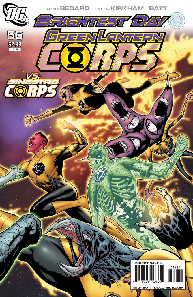 GREEN LANTERN CORPS VOL 2 #56 VAR ED (BRIGHTEST DAY)