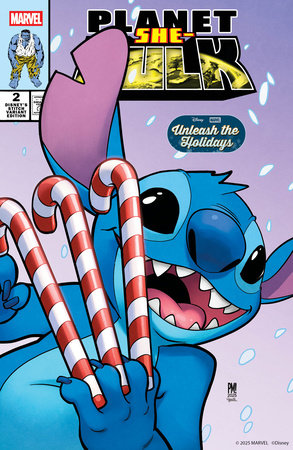 PLANET SHE-HULK (2025) #2 PACO MEDINA DISNEY STITCH UNLEASH THE HOLIDAYS VAR