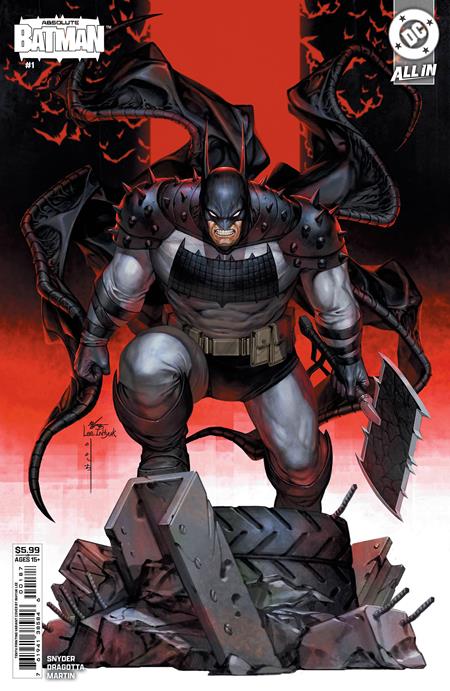 ABSOLUTE BATMAN (2024) #1 TENTH PRINTING CVR B INHYUK LEE CARD STOCK VAR