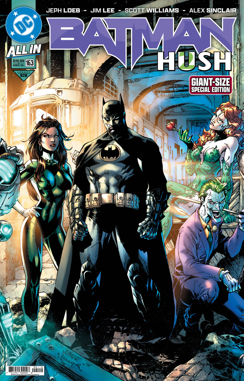 BATMAN (2016) #163 GIANT SIZED SPECIAL EDITION CVR B JIM LEE FOIL VAR