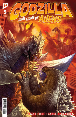 GODZILLA HERE THERE BE ALIENS (2025) #5 CVR A PE