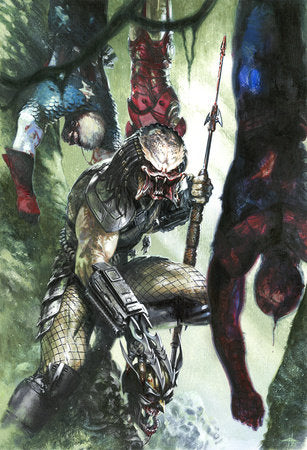 PREDATOR KILLS THE MARVEL UNIVERSE (2025) #1 100 COPY INCV GABRIELE DELL OTTO VIRGIN VAR