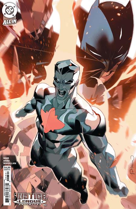 JUSTICE LEAGUE UNLIMITED (2024) #3 CVR B SIMONE DI MEO CARD STOCK VAR