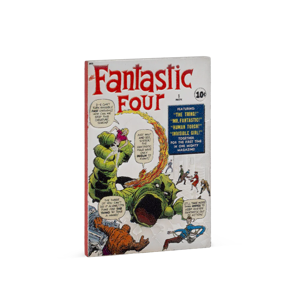 MARVEL ART IN MOTION - FANTASTIC FOUR #1 1oz SILVER COMIX COIN
