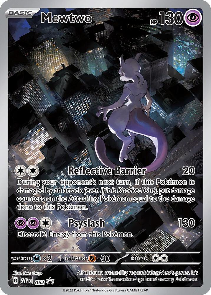 POKEMON TCG: SCARLET & VIOLET PROMO MEWTWO 052 PROMO
