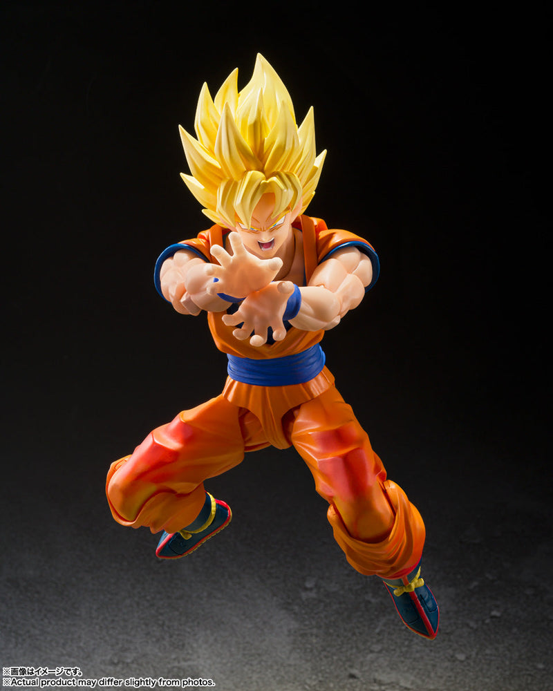 S.H.FIGUARTS DRAGON BALL SUPER SAIYAN SON GOKU THE GAMES BEGIN FIGURE AF