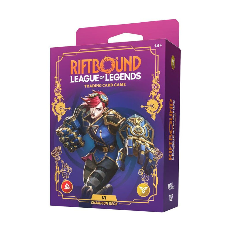 RIFTBOUND LEAGUE OF LEGENDS TCG SET THREE UNLEASHED VI CHAMPION DECK