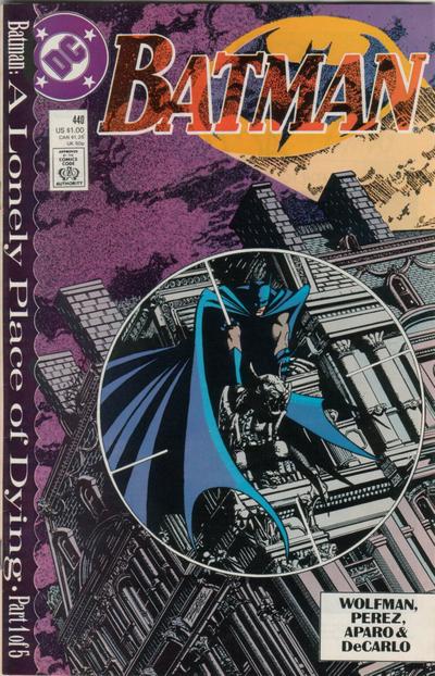 BATMAN A LONLEY PLACE OF DYING - SET OF FIVE (BATMAN (1940) / NEW TITANS (1984) CROSSOVER)