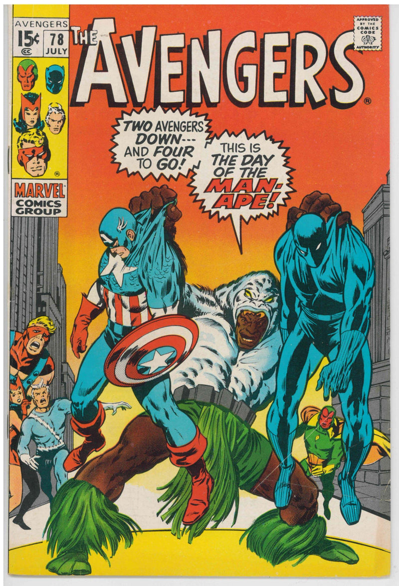 AVENGERS (1963) #78 (FN)