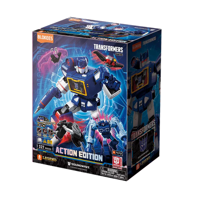 BLOKEES TRANSFORMERS ACTION EDITION 03 G1 SOUNDWAVE MODEL