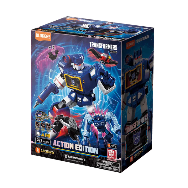 BLOKEES TRANSFORMERS ACTION EDITION 03 G1 SOUNDWAVE MODEL