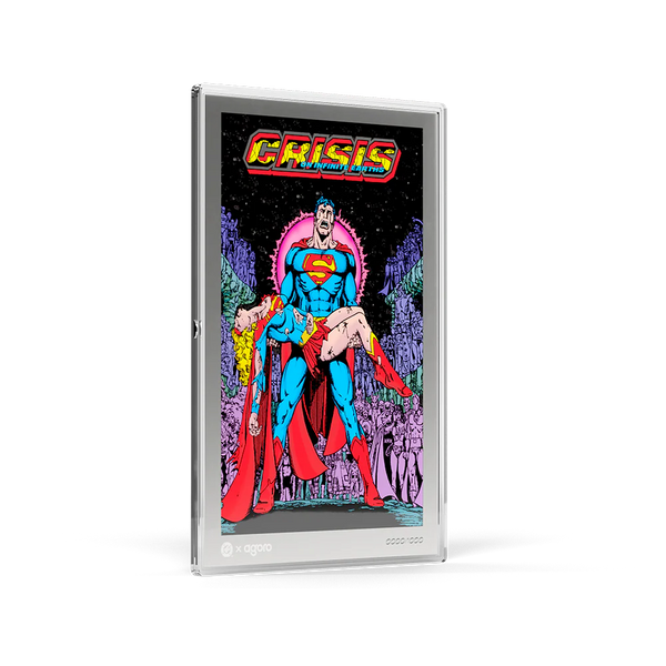 DEATH OF SUPERGIRL - CRISIS ON INFINITE EARTHS (1985) #7 1oz SILVER COLECTIBLE FOIL