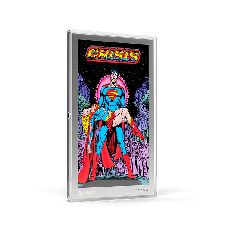 DEATH OF SUPERGIRL - CRISIS ON INFINITE EARTHS (1985) #7 1oz SILVER COLECTIBLE FOIL