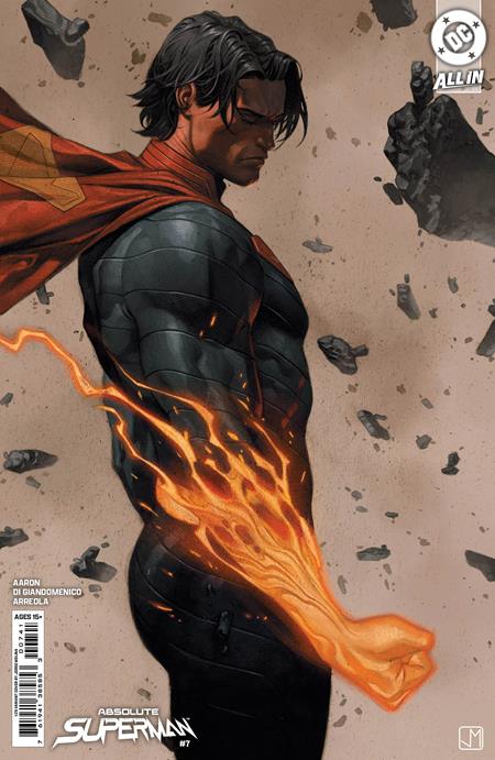 ABSOLUTE SUPERMAN (2024) #7 CVR D INC 1:25 JORGE MOLINA CARD STOCK VAR