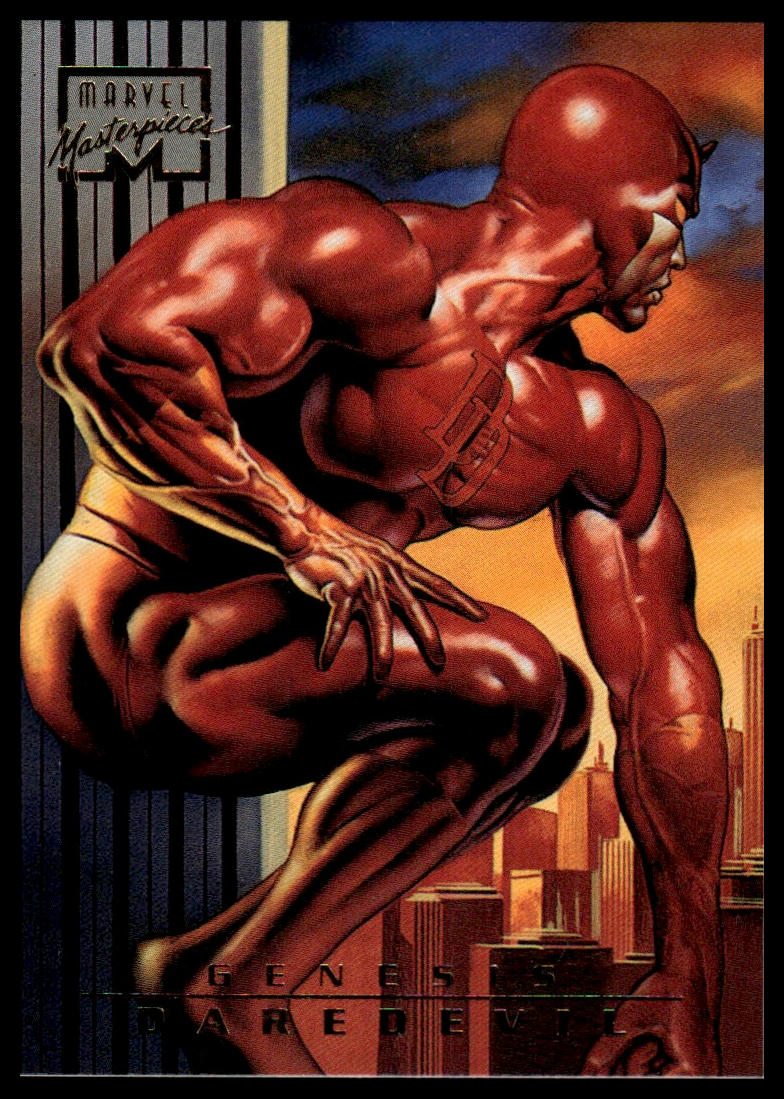 1996 FLEER SKYBOX MARVEL MASTERPIECES #96 DAREDEVIL GENESIS