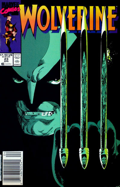 WOLVERINE (1988) #23 NEWSSTAND EDITION (FN)