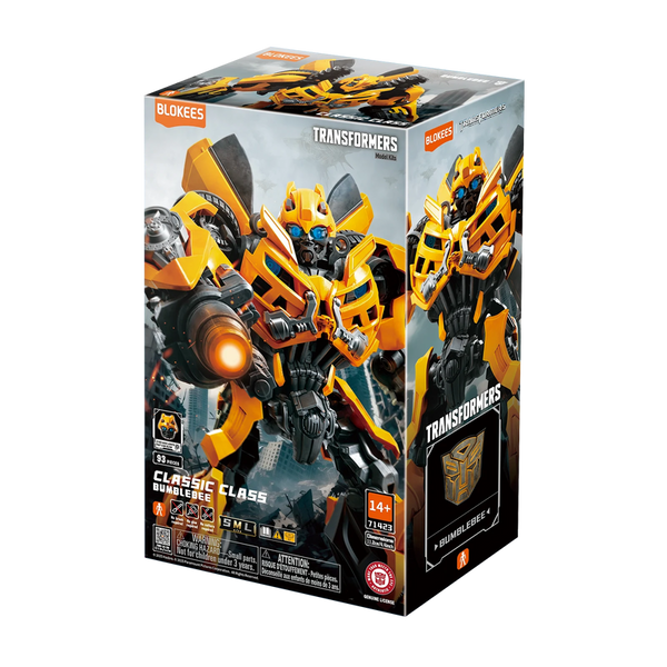 BLOKEES TRANSFORMERS CLASSIC CLASS BUMBLEBEE DARK SIDE OF THE MOON MODEL