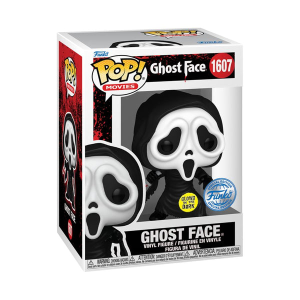 POP SCREAM GHOSTFACE US EXCLUSIVE GLOW VINYL FIG