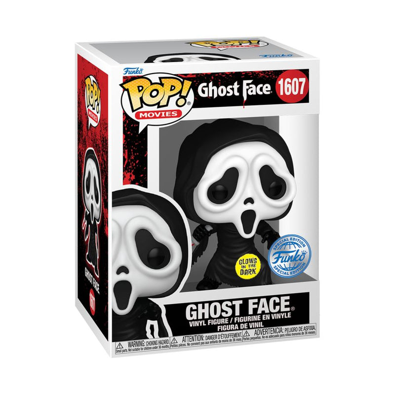 POP SCREAM GHOSTFACE US EXCLUSIVE GLOW VINYL FIG