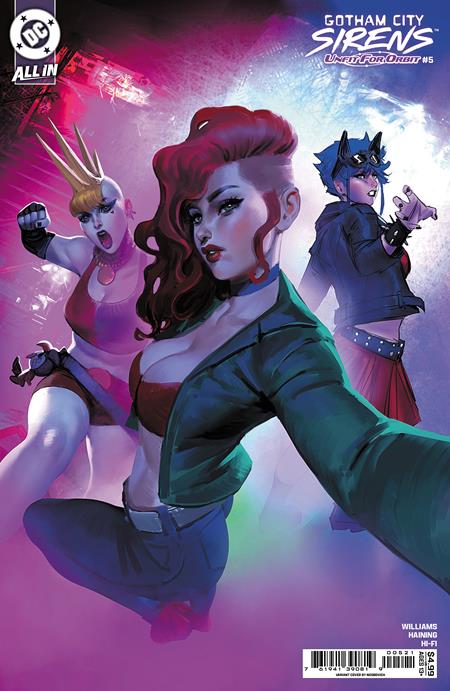 GOTHAM CITY SIRENS UNFIT FOR ORBIT (2025) #5 CVR B NOOBOVICH CARD STOCK VAR