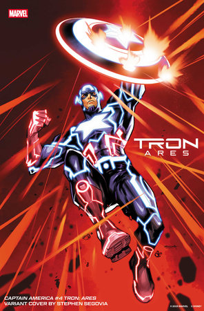 CAPTAIN AMERICA (2025) #4 STEPHEN SEGOVIA TRON ARES VAR