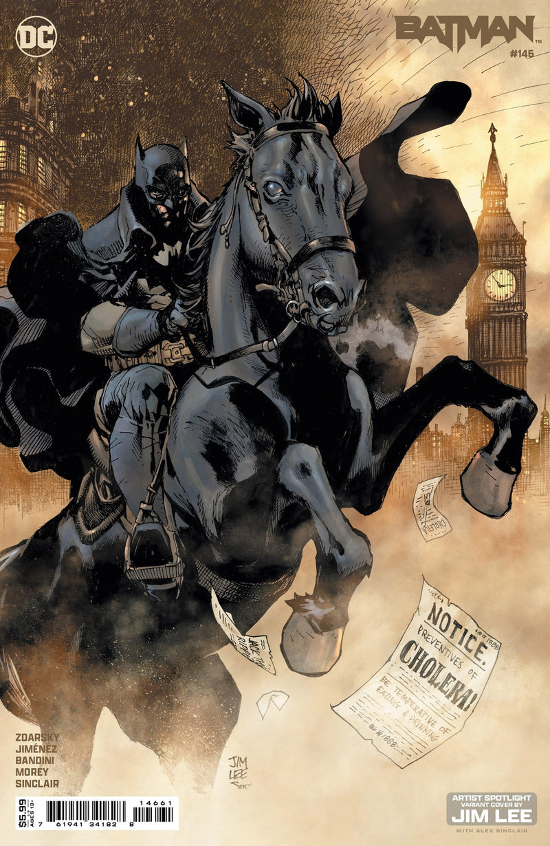 BATMAN (2016) #146 CVR D JIM LEE ARTIST SPOTLIGHT CARD STOCK VAR