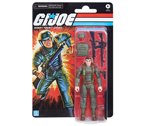 GI JOE CLASSIFIED SERIES RETRO CARDBACK ROBERT GRUNT GRAVES AF
