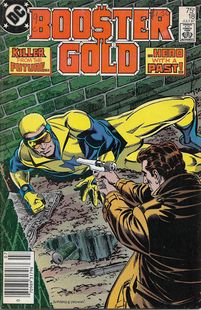 BOOSTER GOLD (1986) #18 NEWSSTAND EDITION