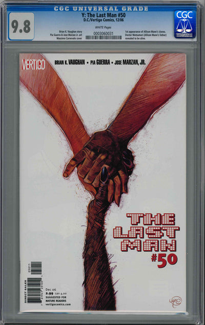 CGC Y: THE LAST MAN (2002) #50 (9.8)