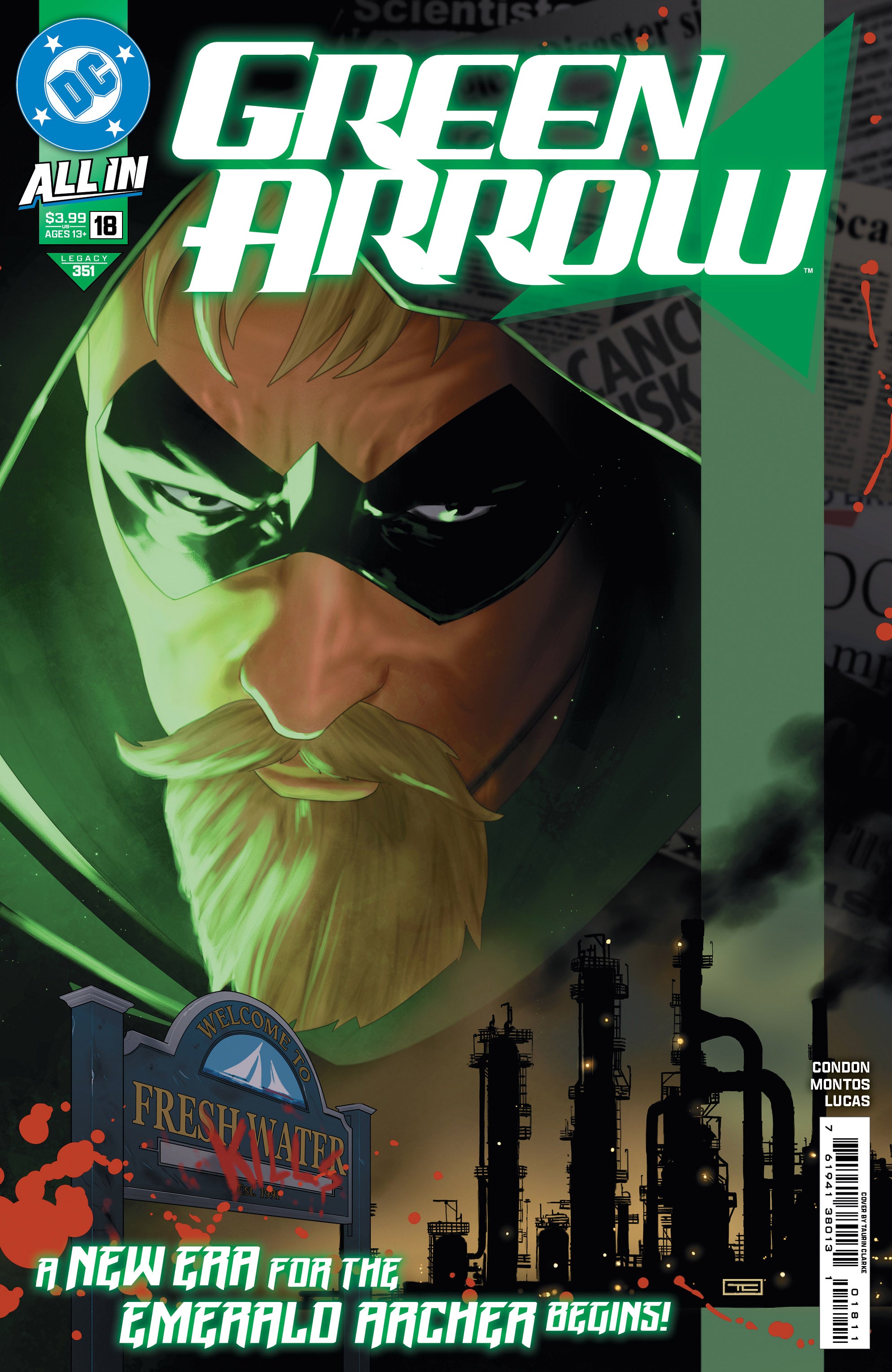 GREEN ARROW (2023) #18 CVR A TAURIN CLARKE