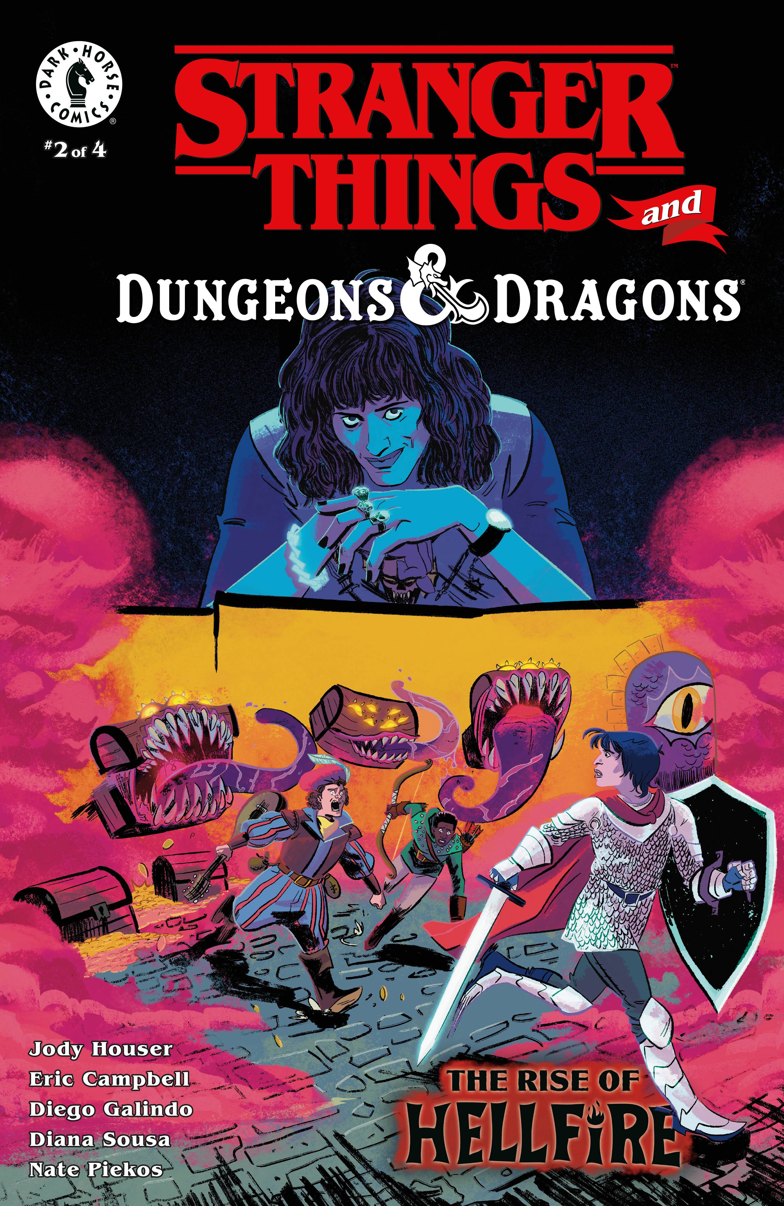 STRANGER THINGS D&D RISE OF HELLFIRE (2025) - SET OF FOUR