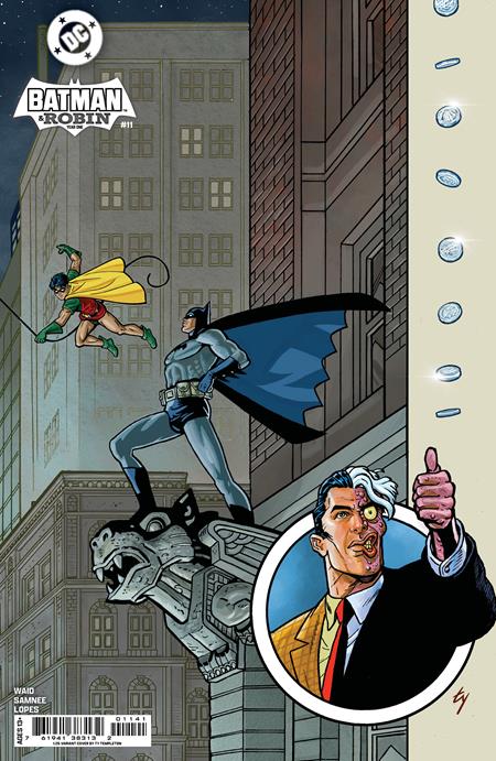 BATMAN AND ROBIN YEAR ONE (2024) #11 CVR D INC 1:25 TY TEMPLETON CARD STOCK VAR
