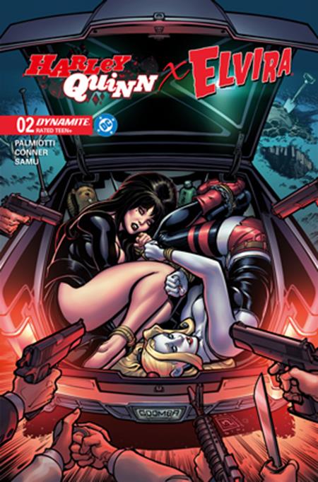 HARLEY QUINN X ELVIRA (2025) #2 CVR B CHAD HARDIN