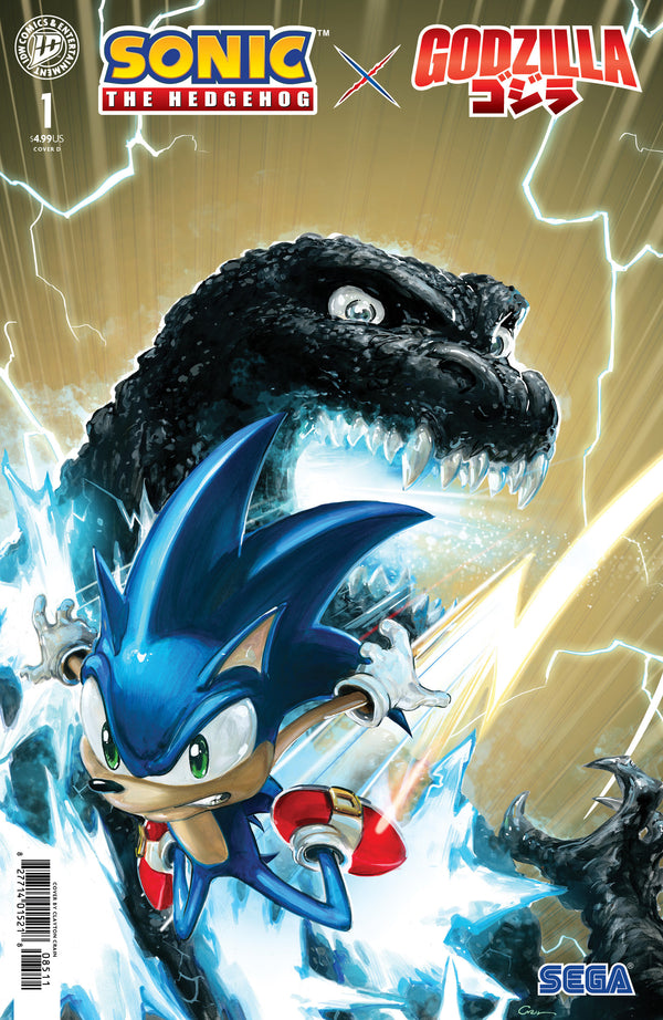 SONIC THE HEDGEHOG X GODZILLA (2026) #1 CVR D CRAIN