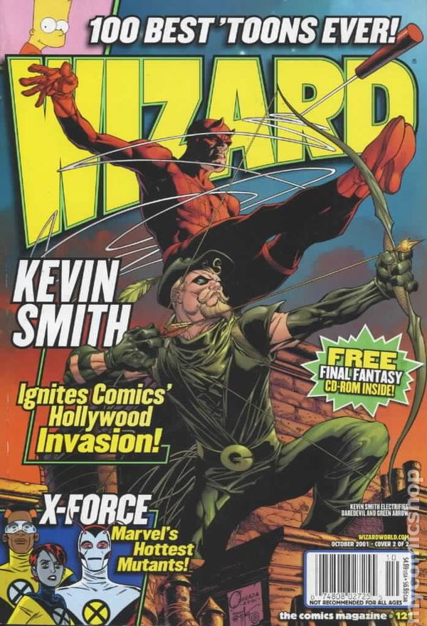 WIZARD (1991) #121 - JOE QUESADA COVER NOT POLYBAGGED (FN/VF)