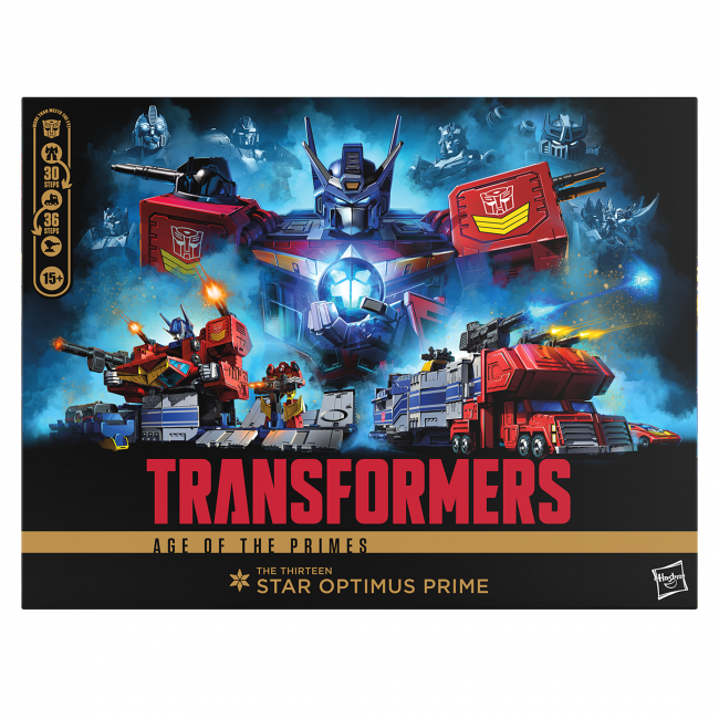 TRANSFORMERS AGE OF THE PRIMES TITAN CLASS THE THIRTEEN STAR OPTIMUS PRIME AF
