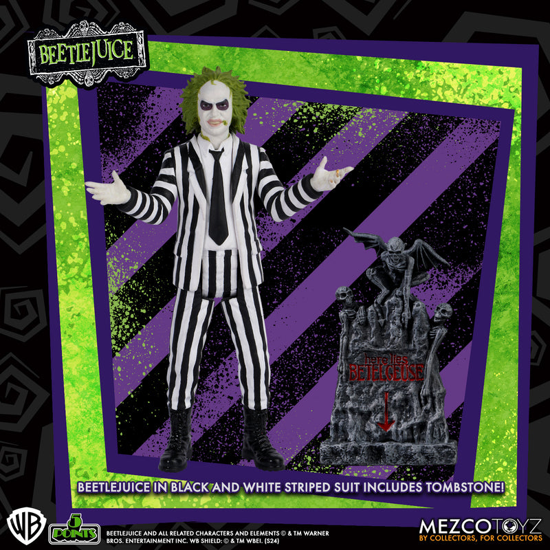 BEETLEJUICE WITH BETELGEUSE TOMBSTONE 5 POINTS 3.75 IN AF